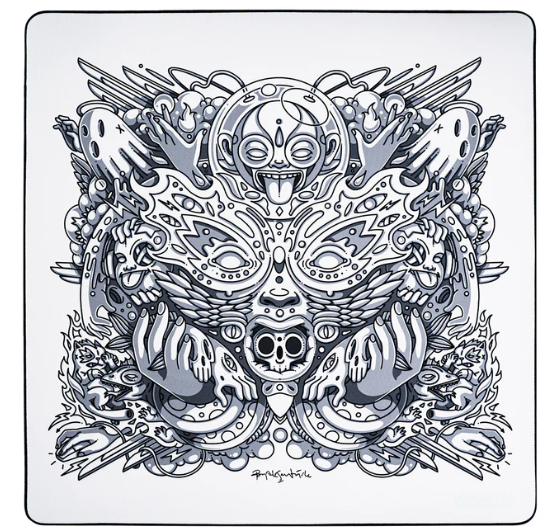 Wraith Spirit of Aim PRO Monk White Speed Mousepad 50x50