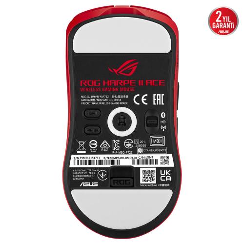 ASUS ROG Harpe II Ace Kablosuz Kırmızı Gaming (Oyuncu) Mouse