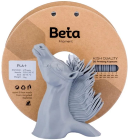 Beta PLA+ Filament Grey 1.75mm