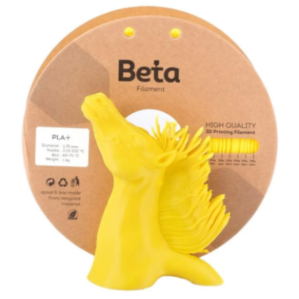 Beta PLA+ Filament Cyber Yellow 1.75mm
