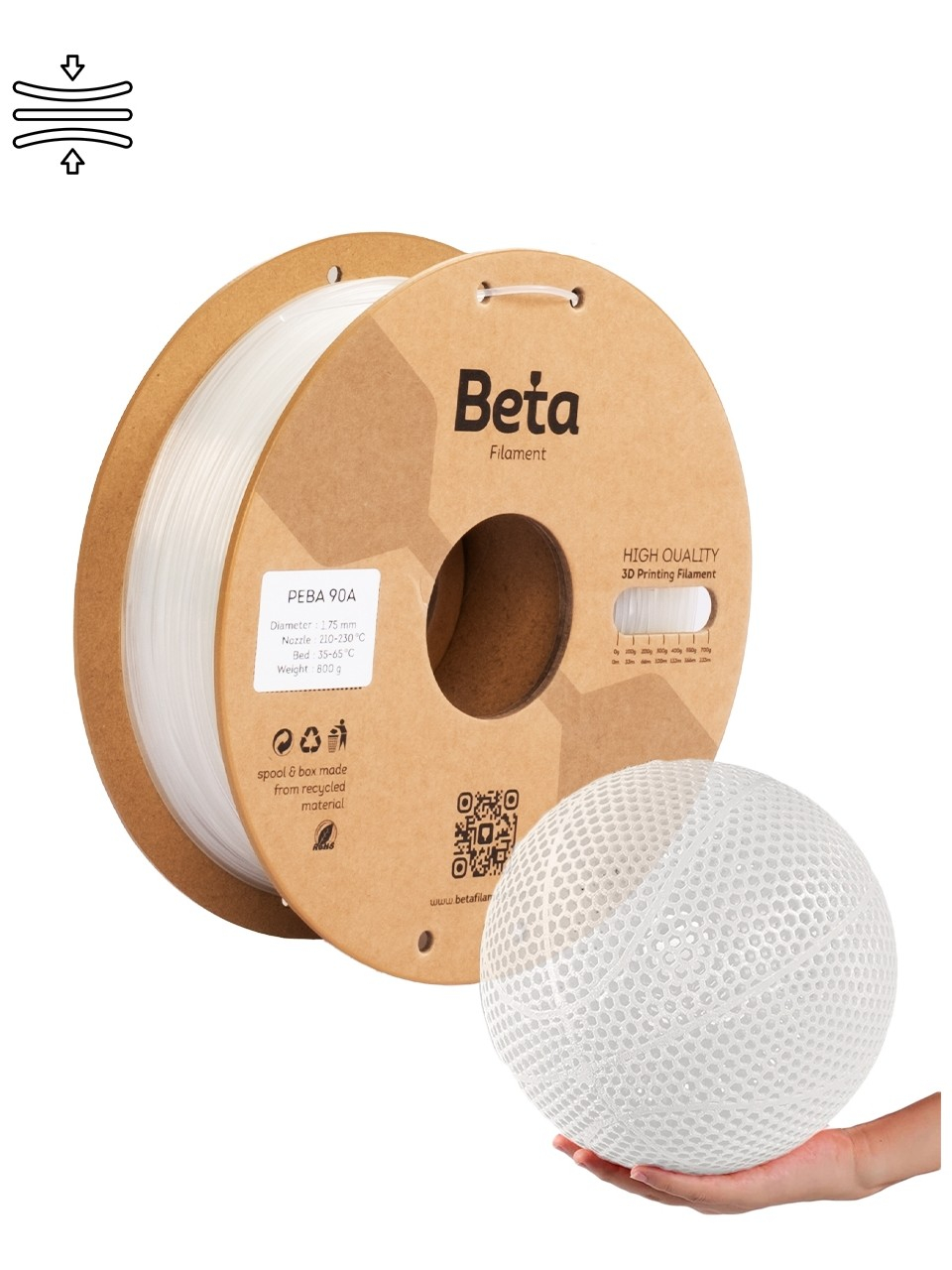 Beta PEBA 90A Transparent 1.75mm