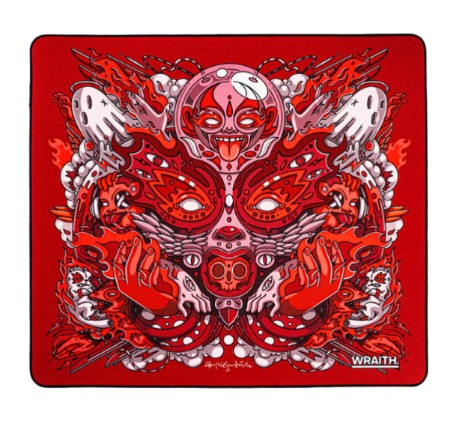 Wraith Spirit of Aim Fire Red Hybrid Mousepad 48x42