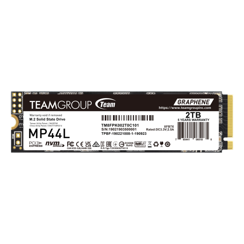 Team MP44L 2TB Gen4x4 4800/4400MB/s NVMe PCIe M.2 SSD Disk (TM8FPK002T0C101)