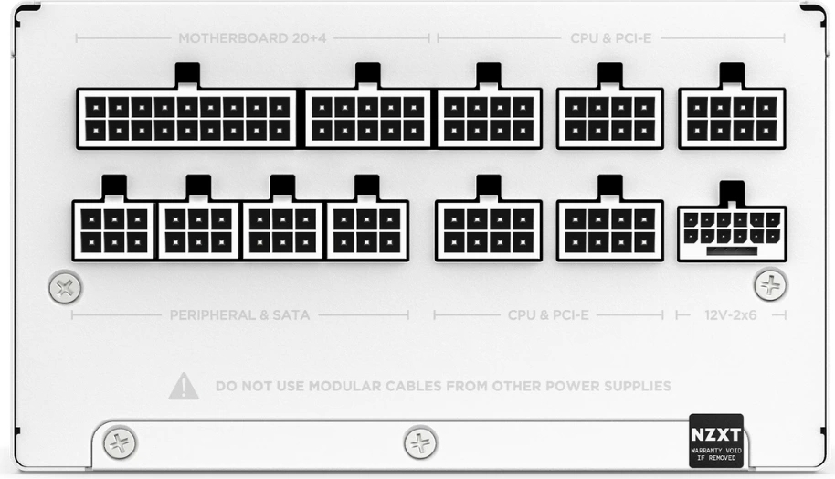 NZXT C850 PA-8G2BW-EU 850W 80+ Gold Full Modüler Beyaz Power Supply