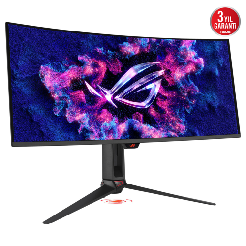 ASUS ROG Swift OLED PG34WCDN 34 inç 360Hz 0.03ms UWQHD Adaptive Sync QD-OLED Kavisli Gaming Monitör