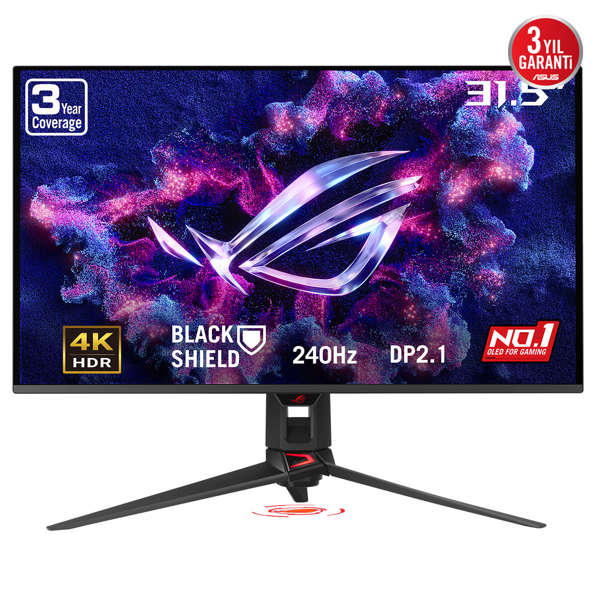 ASUS ROG Swift OLED PG32UCDM3 31.5 inç 240Hz 0.03ms 4K UHD Adaptive Sync QD-OLED Gaming Monitör