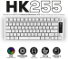 Hawk Gaming HK255W Membrane LCD RGB Kablosuz/Bluetooth Beyaz %75 Türkçe Gaming Klavye