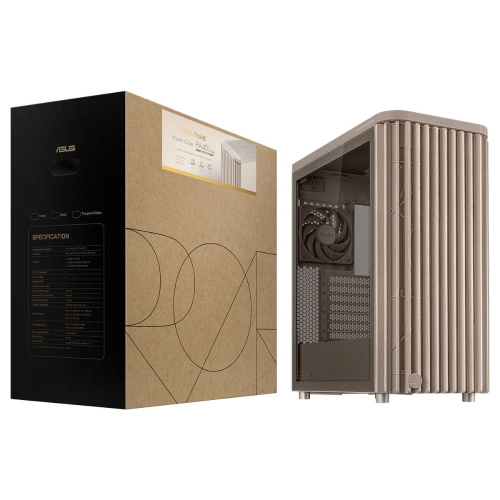 ASUS ProArt PA401 Wood TG Bej USB 3.2  ATX Mid-Tower Gaming (Oyuncu) Kasa (90DC00M7-B39000)