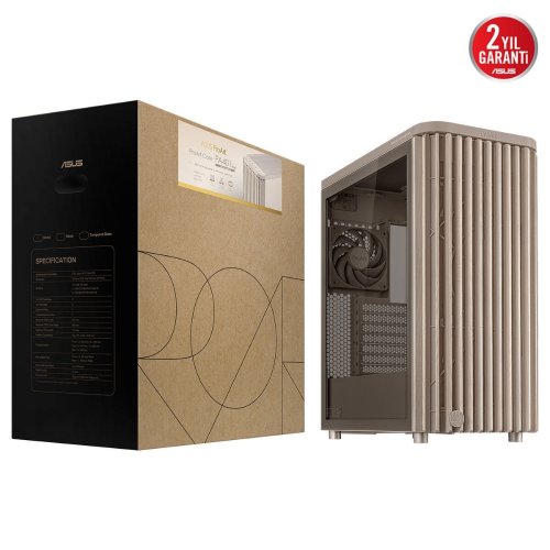 ASUS ProArt PA401 Wood TG Bej USB 3.2  ATX Mid-Tower Gaming (Oyuncu) Kasa (90DC00M7-B39000)
