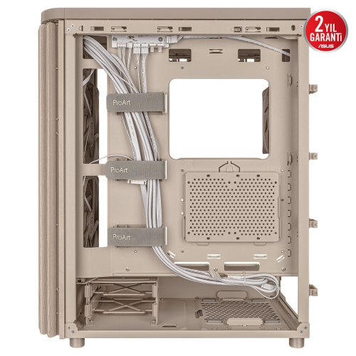 ASUS ProArt PA401 Wood TG Bej USB 3.2  ATX Mid-Tower Gaming (Oyuncu) Kasa (90DC00M7-B39000)