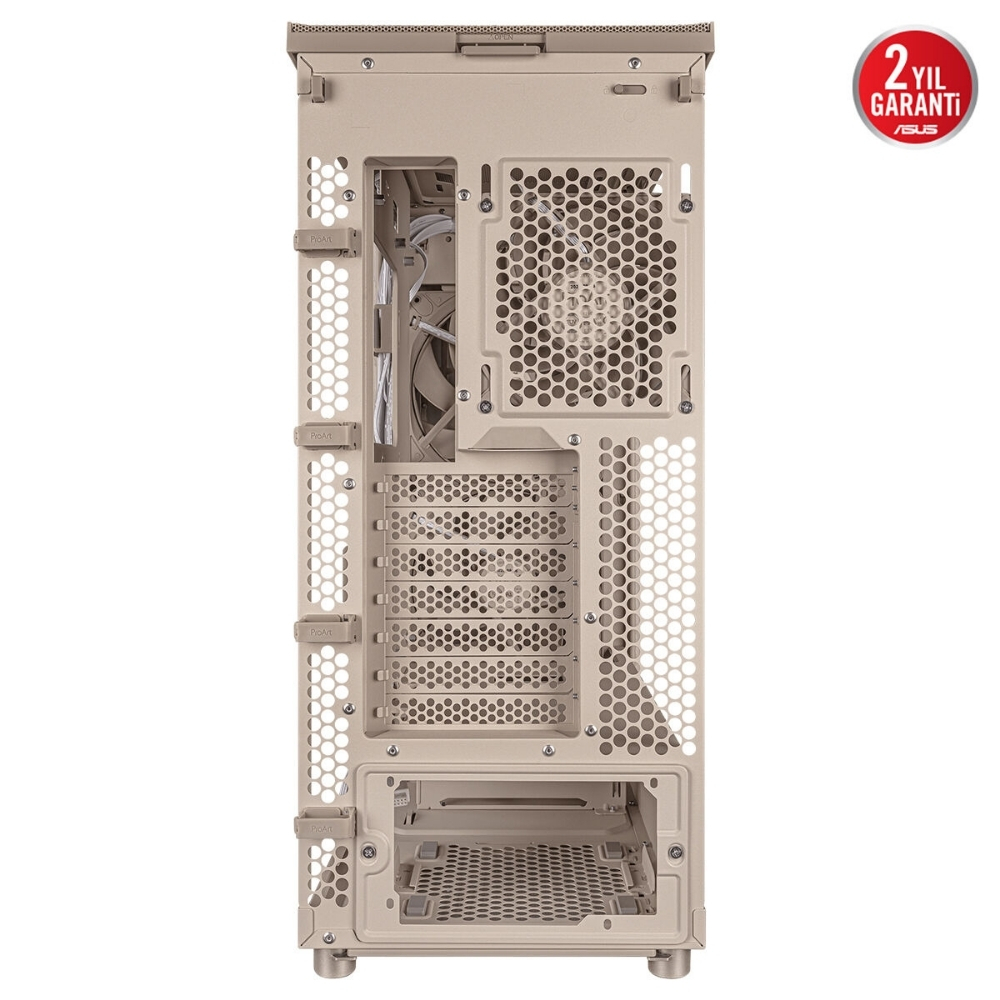 ASUS ProArt PA401 Wood TG Bej USB 3.2  ATX Mid-Tower Gaming (Oyuncu) Kasa (90DC00M7-B39000)