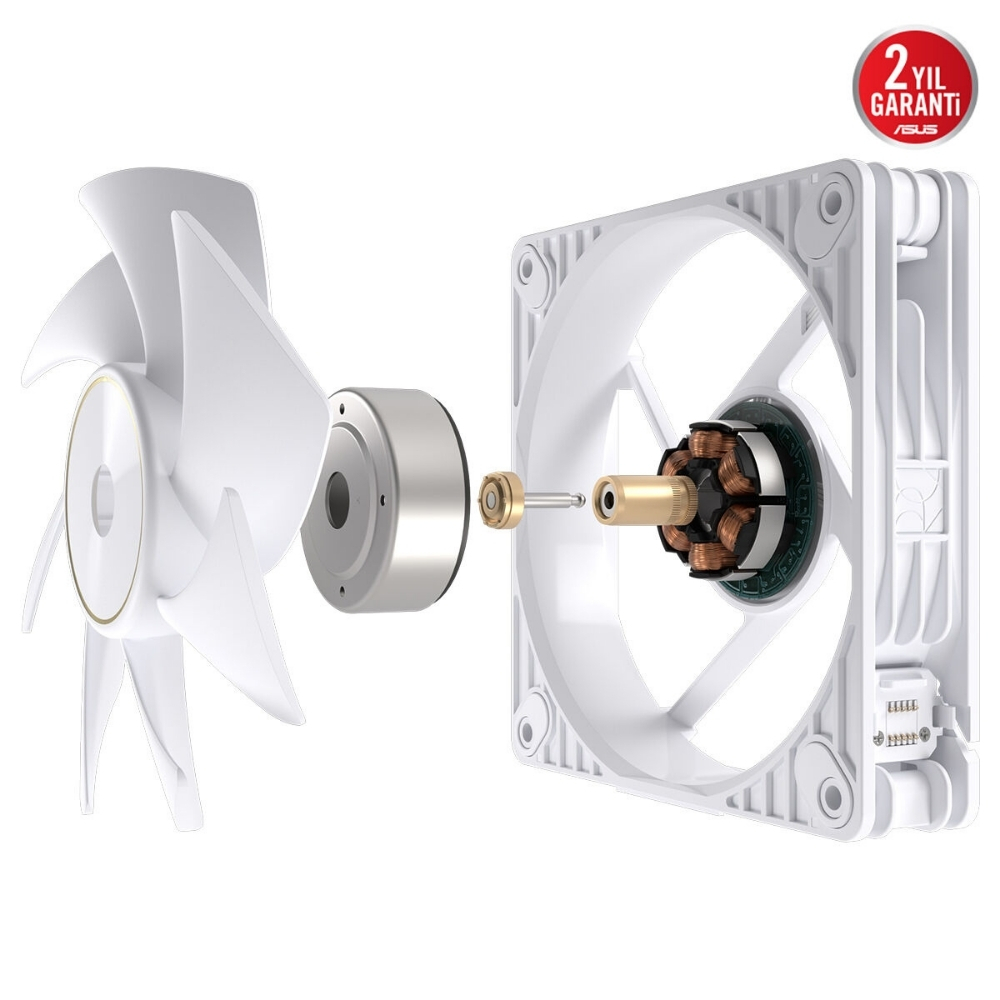 ASUS ProArt PF120 Beyaz 120mm Kasa Fanı (90DA00M3-B09000)
