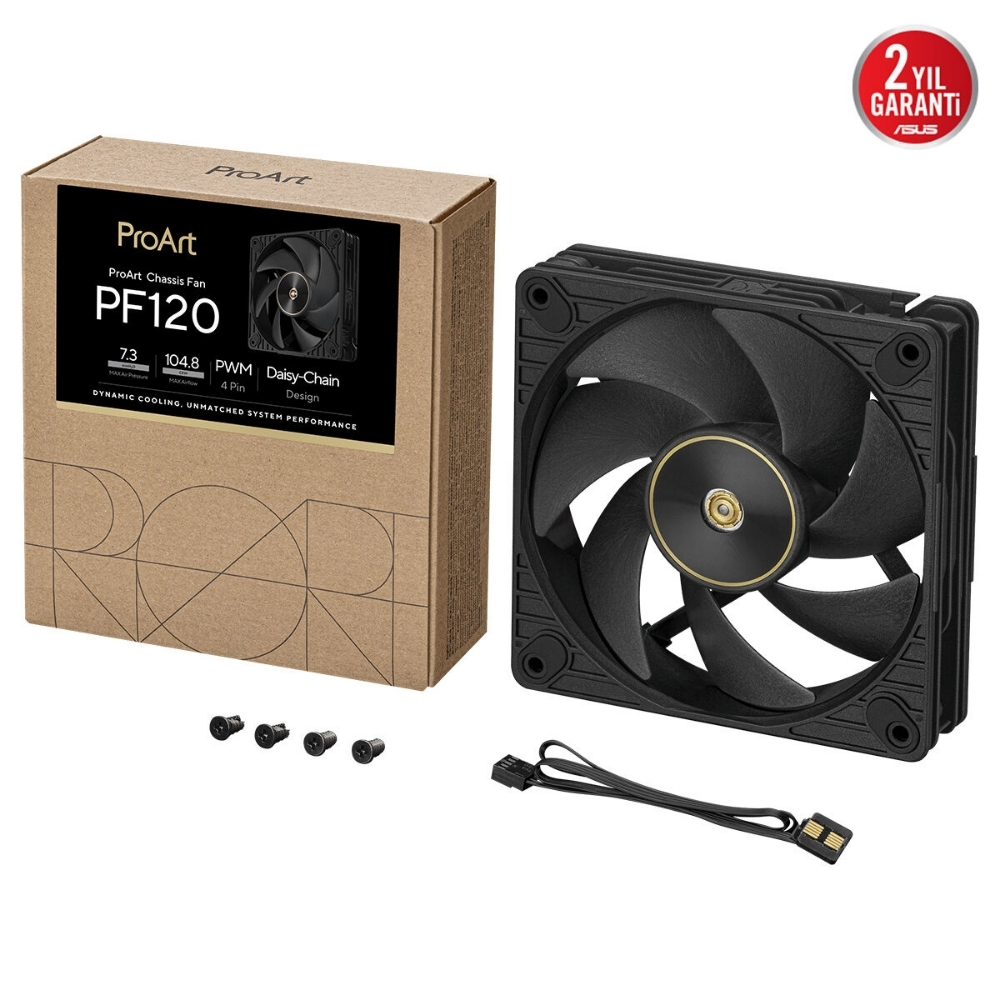 ASUS ProArt PF120 Siyah 120mm Kasa Fanı (90DA00M0-B09000)