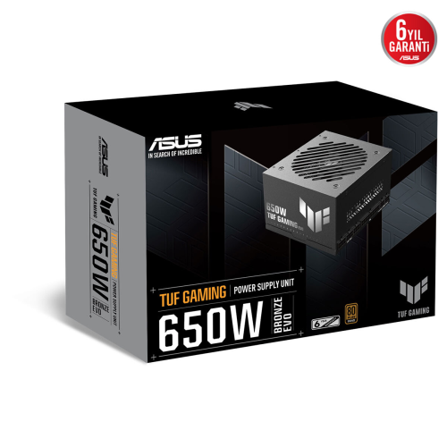 TUF Gaming 650B EVO 650W 80 Plus Bronze Full Modüler Gaming (Oyuncu) Güç Kaynağı