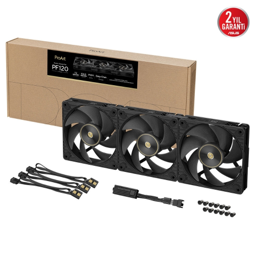 ASUS ProArt PF120 120MM 3in1 Siyah Kasa Fanı (90DA00M0-B09020)