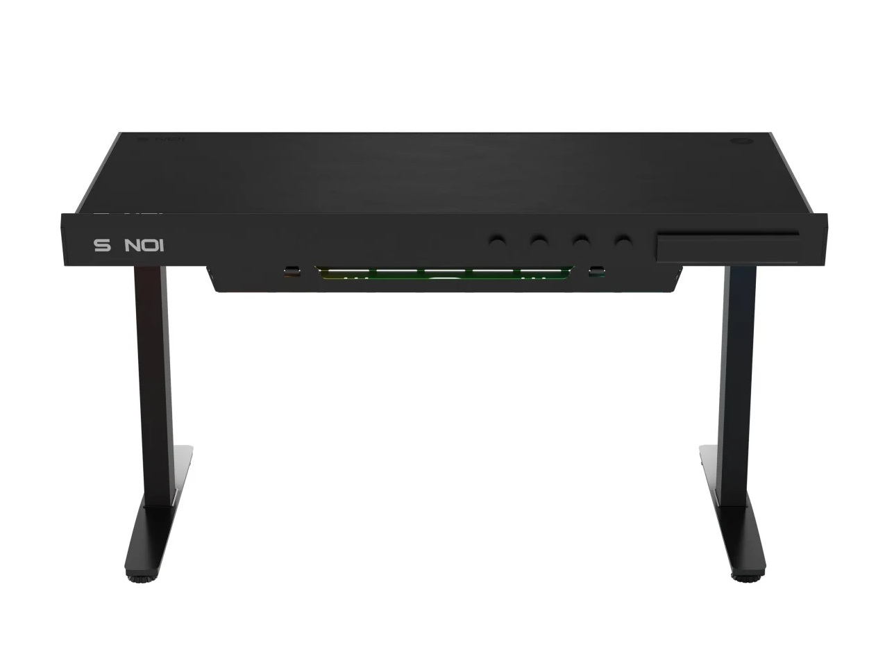 Hawk ION S Çift Motorlu Yükseklik Ayarlı RGB 140x70 Siyah Renk Çalışma ve Oyuncu Masası