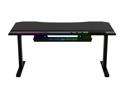 Hawk ION X Çift Motorlu Yükseklik Ayarlı RGB 160x80 Siyah Renk Çalışma ve Oyuncu Masası