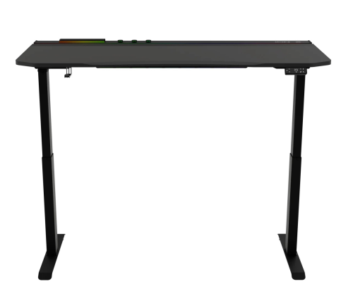 Hawk ION X Çift Motorlu Yükseklik Ayarlı RGB 160x80 Siyah Renk Çalışma ve Oyuncu Masası