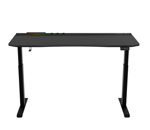 Hawk ION X Çift Motorlu Yükseklik Ayarlı RGB 160x80 Siyah Renk Çalışma ve Oyuncu Masası