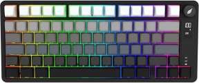 Hawk Gaming HK255BG Membrane LCD RGB Kablosuz/Bluetooth Siyah Gradyan %75 Türkçe Gaming Klavye