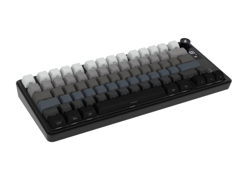 Hawk Gaming HK255BG Membrane LCD RGB Kablosuz/Bluetooth Siyah Gradyan %75 Türkçe Gaming Klavye