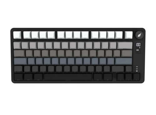 Hawk Gaming HK255BG Membrane LCD RGB Kablosuz/Bluetooth Siyah Gradyan %75 Türkçe Gaming Klavye