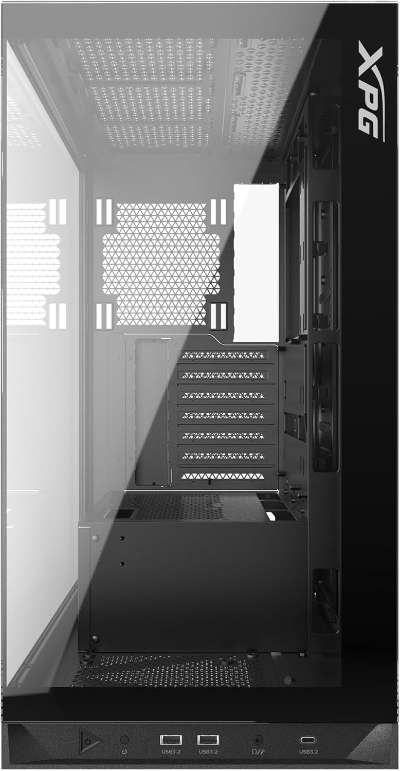 XPG Invader X BTF ARGB  Siyah ATX Mid-Tower Gaming Kasa