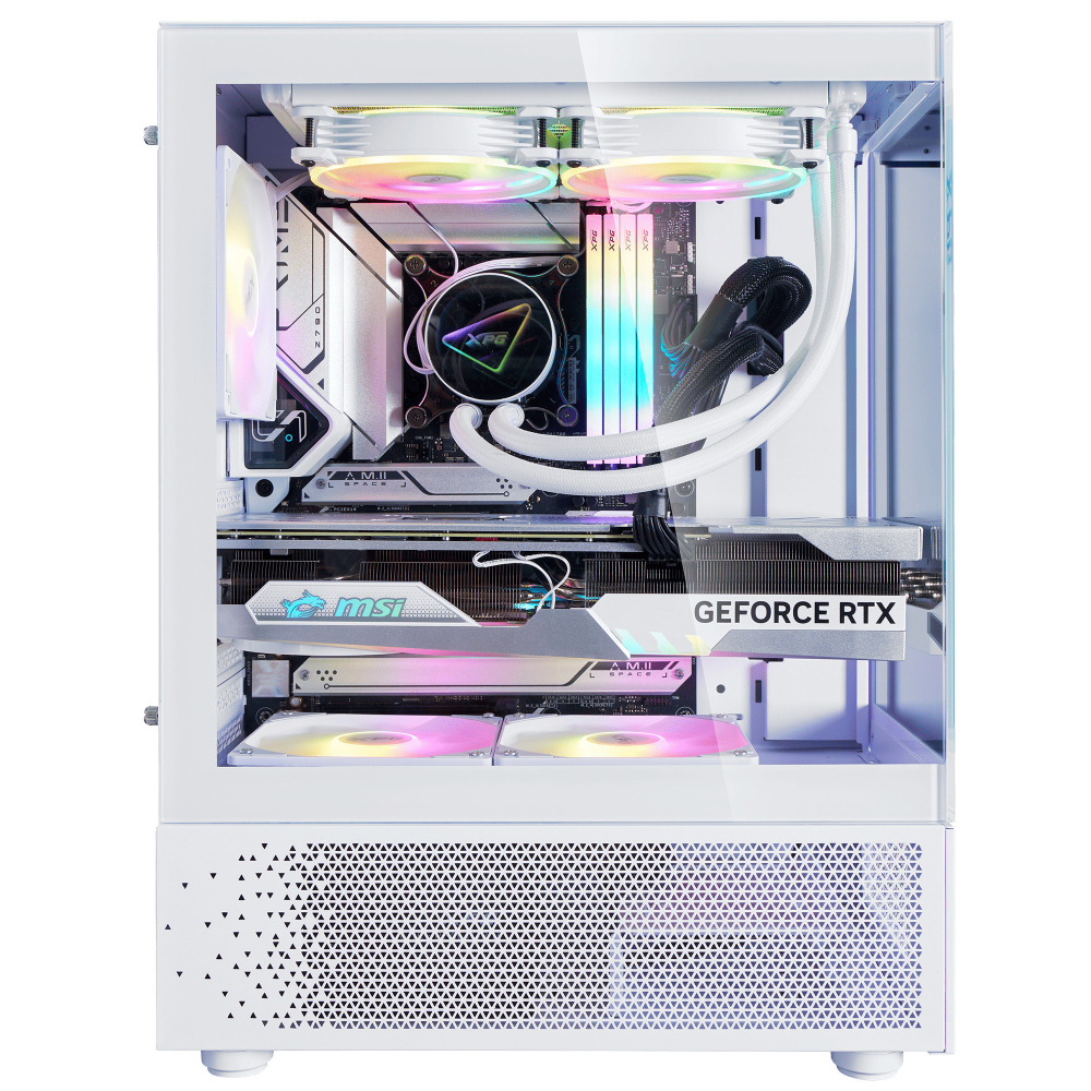 XPG InvaderX Mini ARGB USB 3.2 Beyaz ATX Mid-Tower Gaming Kasa