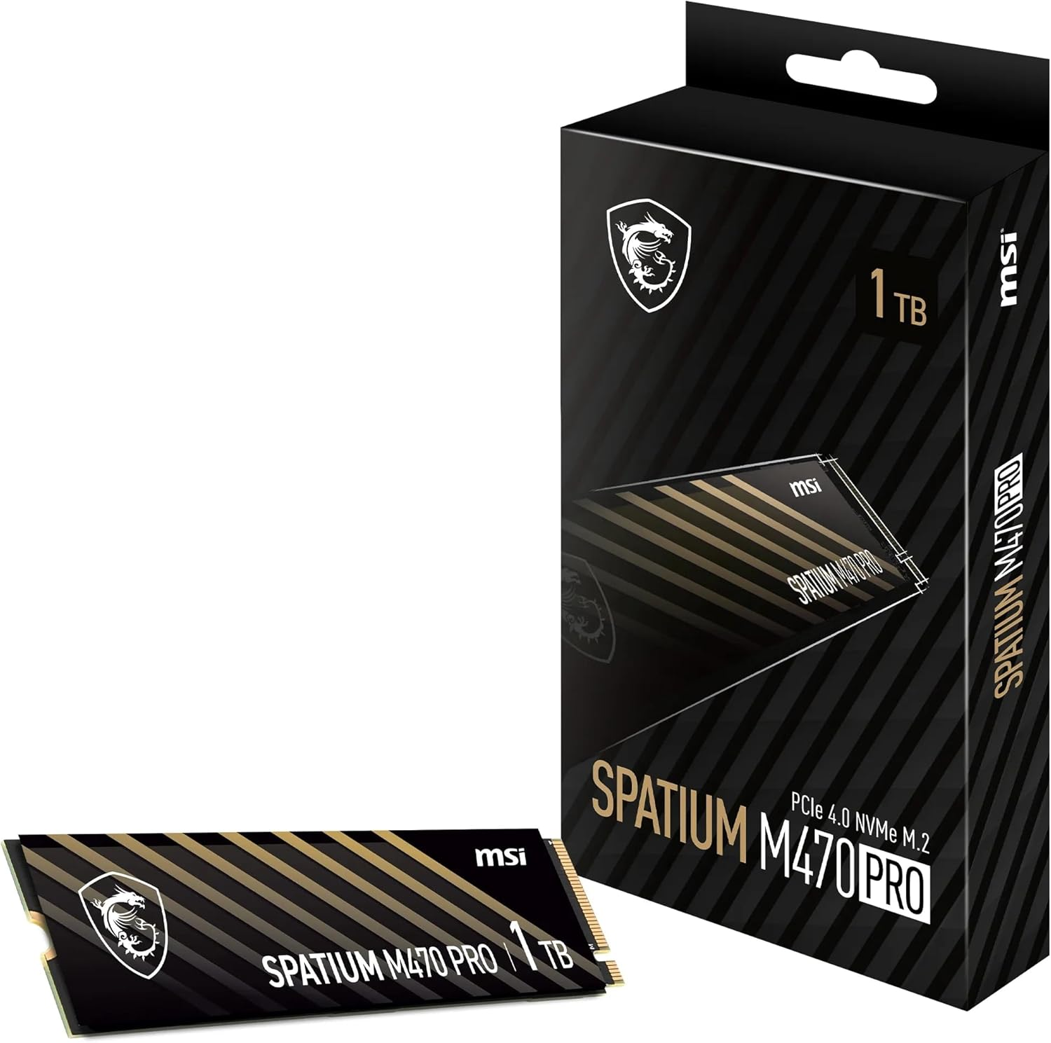 MSI Spatium M470 PRO 1TB 6000/5000MB/s PCIe Gen 4.0 NVMe M.2 SSD Disk
