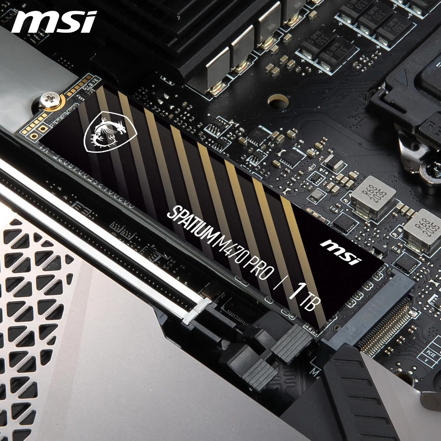 MSI Spatium M470 PRO 1TB 6000/5000MB/s PCIe Gen 4.0 NVMe M.2 SSD Disk