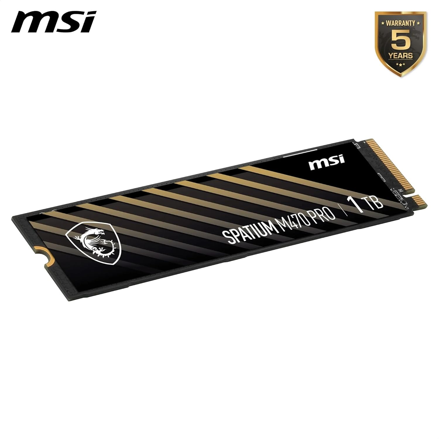 MSI Spatium M470 PRO 1TB 6000/5000MB/s PCIe Gen 4.0 NVMe M.2 SSD Disk