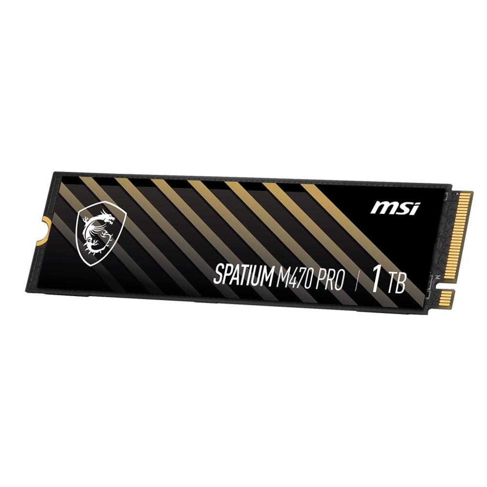 MSI Spatium M470 PRO 1TB 6000/5000MB/s PCIe Gen 4.0 NVMe M.2 SSD Disk