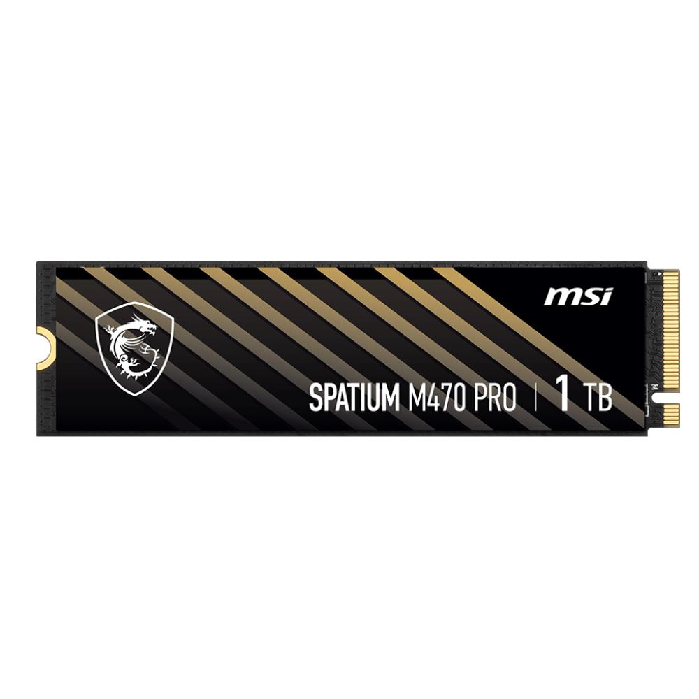 MSI Spatium M470 PRO 1TB 6000/5000MB/s PCIe Gen 4.0 NVMe M.2 SSD Disk