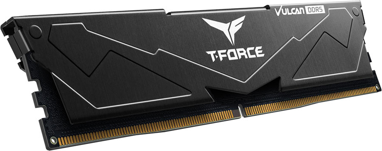 Team T-Force Vulcan Black 16GB (1x16GB) 6000Mhz DDR5 CL38 Siyah Gaming Ram