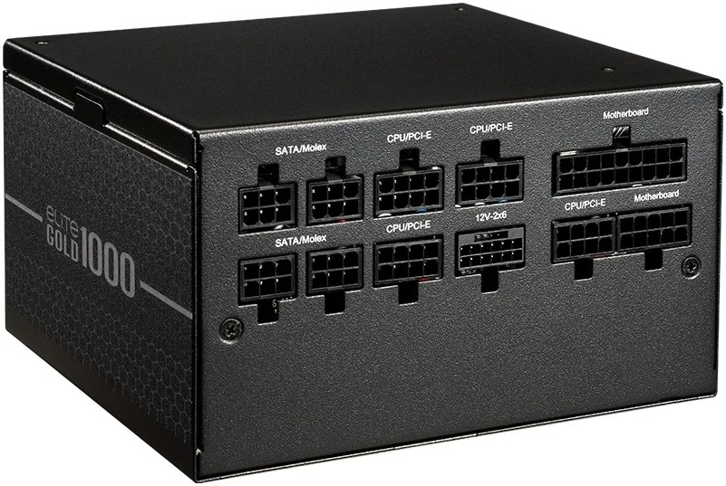 Cooler Master Elite Gold MPW-A001-AFAG-BEU 1000W ATX 3.1 PCIE-E 5.1 80+ Gold Full Modüler Power Supply