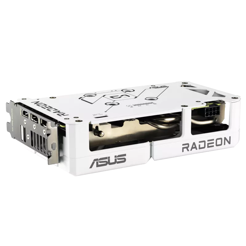 ASUS DUAL AMD Radeon RX 9060XT 16GB DUAL-RX9060XT-16G-WHITE GDDR6 128Bit DX12 Gaming (Oyuncu) Beyaz Ekran Kartı