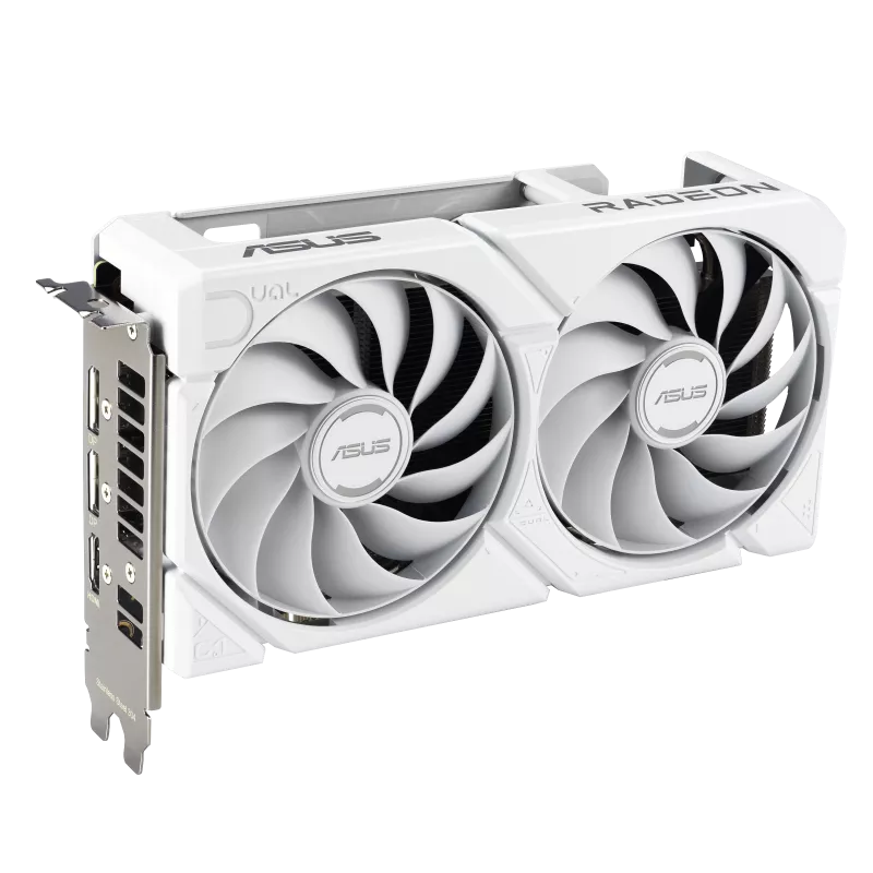 ASUS DUAL AMD Radeon RX 9060XT 16GB DUAL-RX9060XT-16G-WHITE GDDR6 128Bit DX12 Gaming (Oyuncu) Beyaz Ekran Kartı