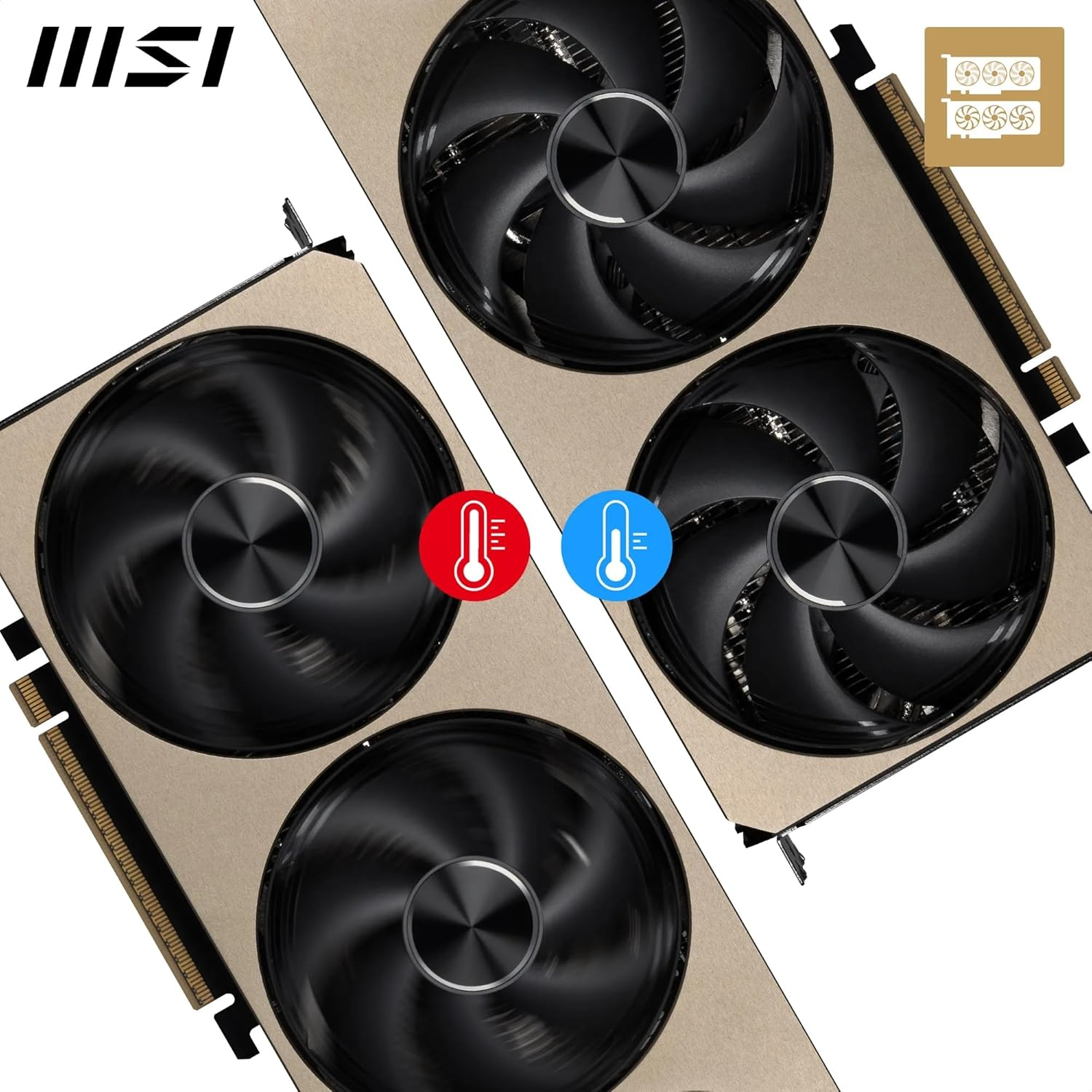 MSI GeForce RTX 5070 12GB INSPIRE 3X OC GDDR7 192Bit DX12 Gaming Ekran Kartı