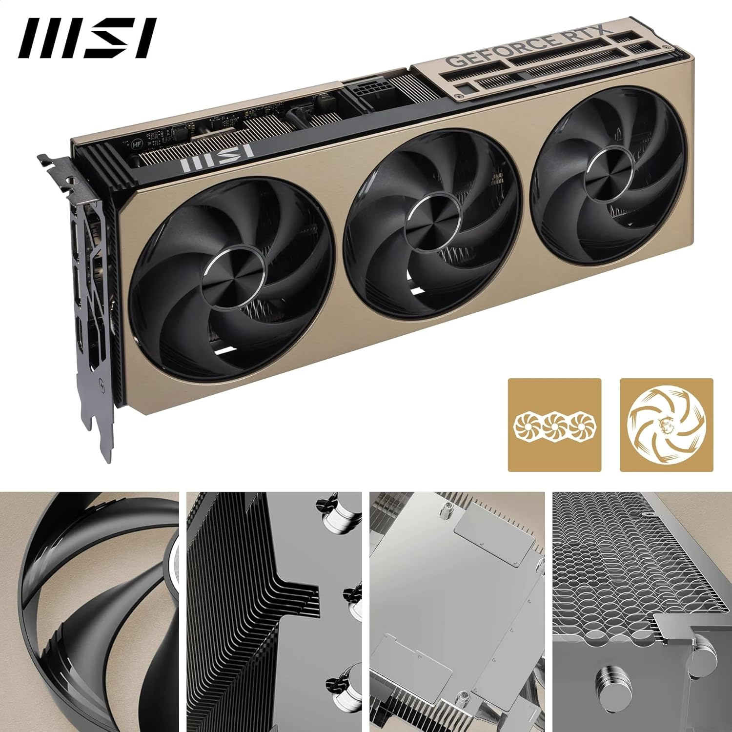MSI GeForce RTX 5070 12GB INSPIRE 3X OC GDDR7 192Bit DX12 Gaming Ekran Kartı