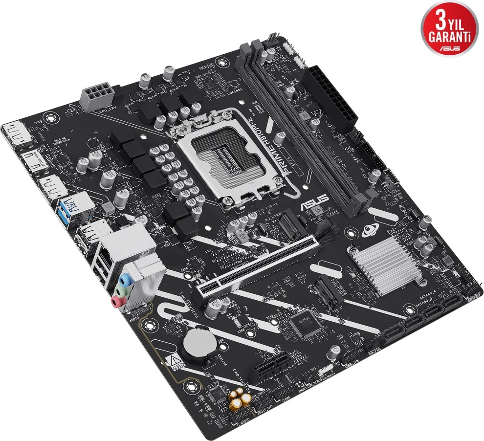 ASUS PRIME H810M-E-CSM Intel H810 Soket 1851 DDR5 6400MHz mATX Gaming Anakart