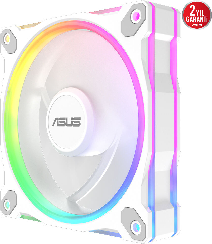 ASUS PRIME MR120 120mm ARGB Beyaz Kasa Fanı