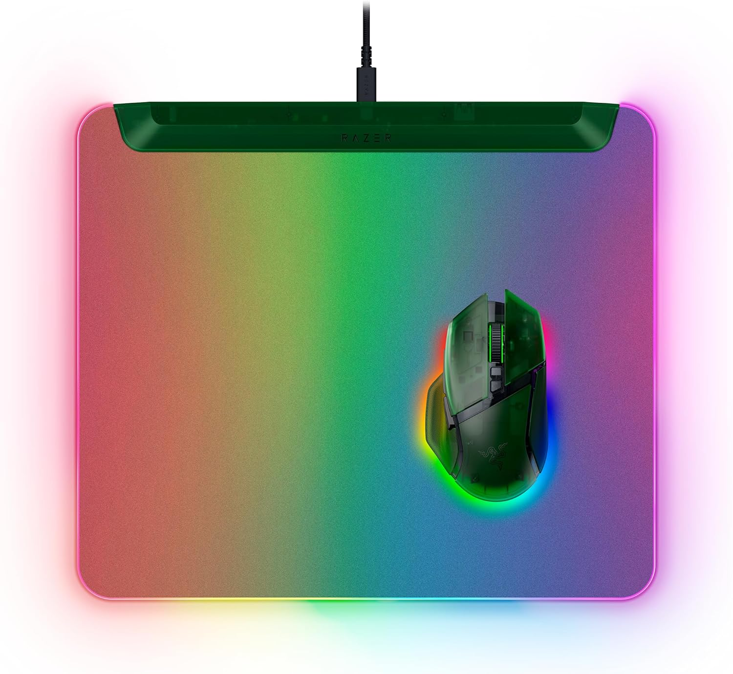 Razer Firefly V2 Pro Phantom White Edition RGB 27×36 4.6mm Mikro Dokulu Mouse Pad