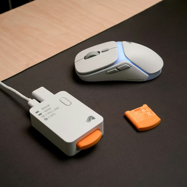 Glorious Model O3 Kablosuz Beyaz Oyuncu Mouse