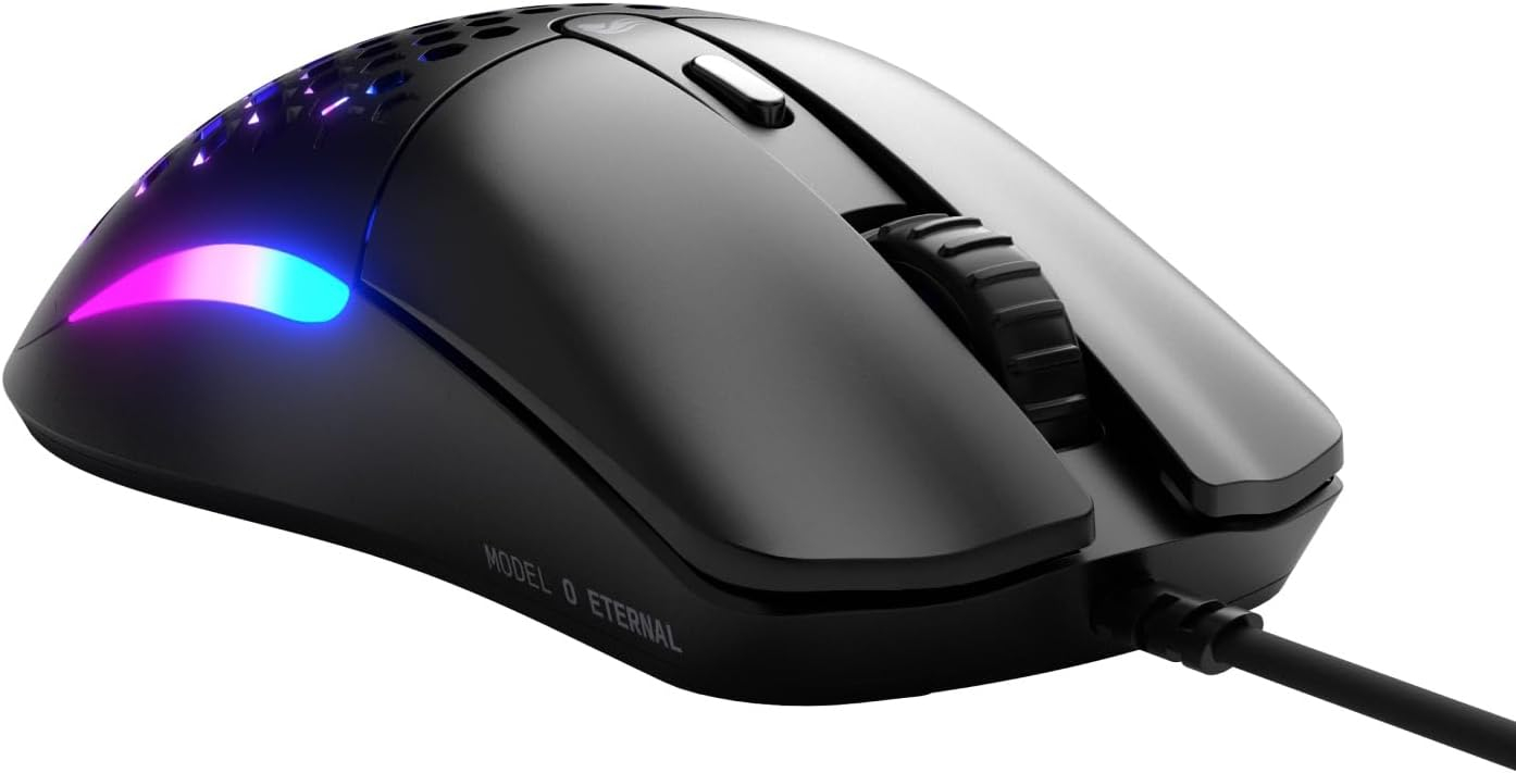 Glorious Model O Eternal GLO-OE-W-BLK Siyah RGB Optik Kablolu Oyuncu Mouse