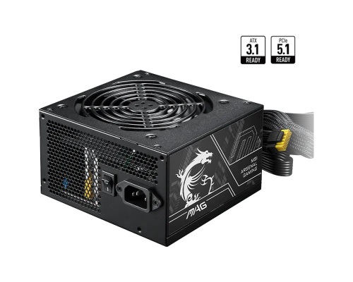 MSI MAG A750BN PCIE5 II 750W 80+ Bronze 120mm Fan Power Supply