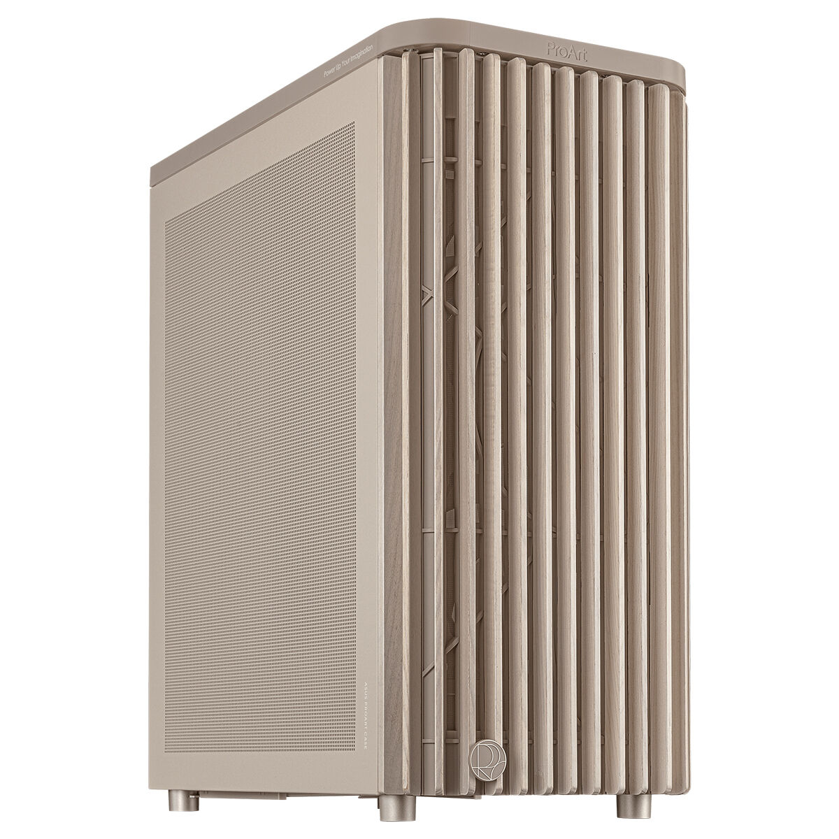 ASUS ProArt PA401 Wood Metal Edition Mesh Panel USB 3.2  ATX Mid-Tower Gaming (Oyuncu) Kasa Bej (90DC00M7-B39000)