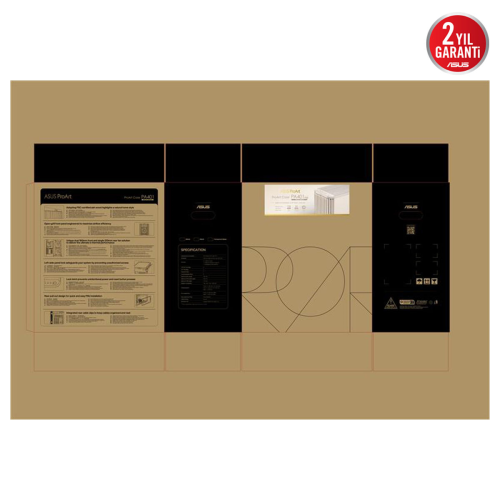 ASUS ProArt PA401 Wood Metal Edition Mesh Panel USB 3.2  ATX Mid-Tower Gaming (Oyuncu) Kasa Bej (90DC00M7-B39000)
