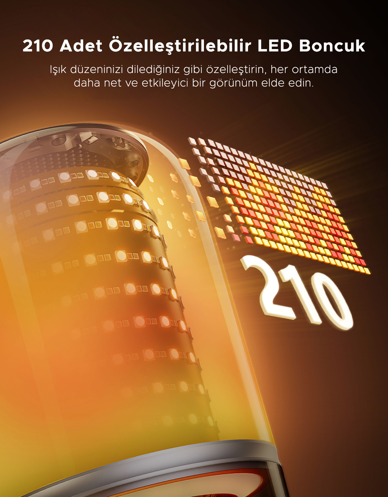 Govee RGBICWW Masa Lambası 2 Pro x JBL-H60200F1