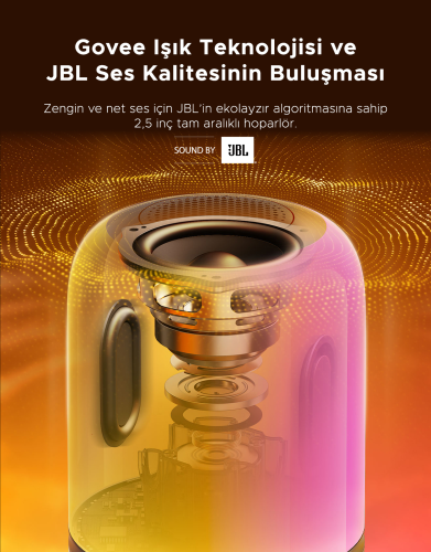 Govee RGBICWW Masa Lambası 2 Pro x JBL-H60200F1