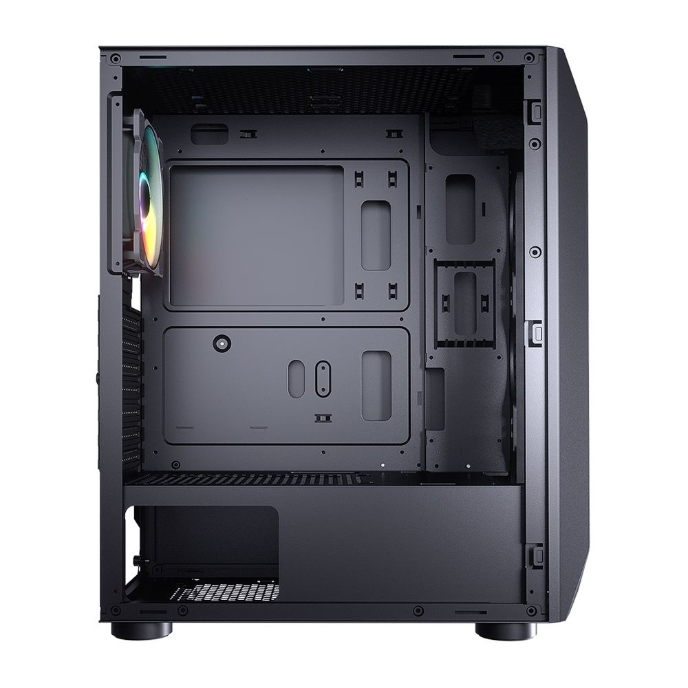Cougar MX410 650W 80+ Mesh-G RGB Mid-Tower Temperli Cam Siyah Gaming Kasa
